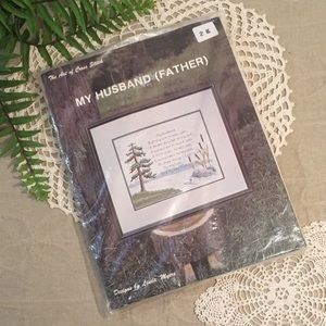 Vintage Husband Cross Stitch Kit 1981